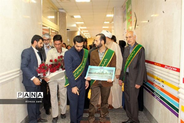 دیدار خادمان مسجد مقدس جمکران قم از بیماران بیمارستان شهدای خلیج فارس بوشهر
