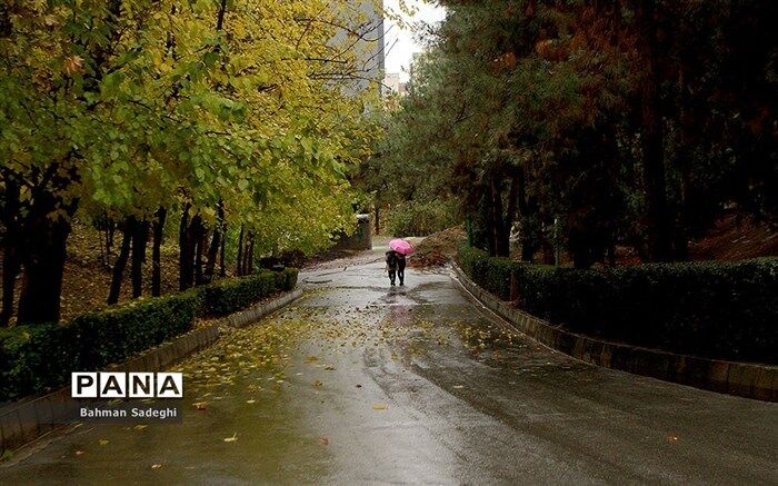 بارش باران ۱۱ استان کشور را دربر می‌گیرد