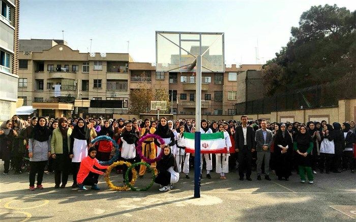 برگزاری مراسم افتتاحیه المپیاد درون مدرسه‌ای در شهرقدس