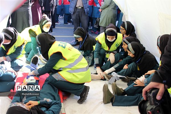 بیستمین مانور کشوری زلزله در استان البرز