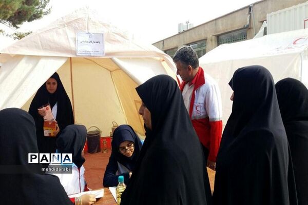 بیستمین  مانور سراسری زلزله درشهرستان فردوس