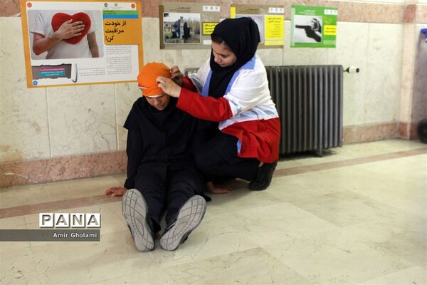 بیستمین مانورسراسری زلزله و ایمنی در چهاردانگه