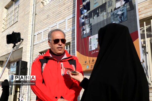 بیستمین مانور سراسری زلزله در هنرستان باقرالعلوم در تبریز