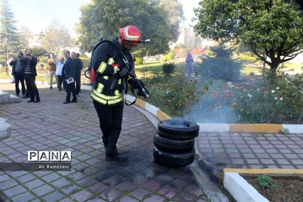 مانور زلزله شهرداری شهرستان قائمشهر