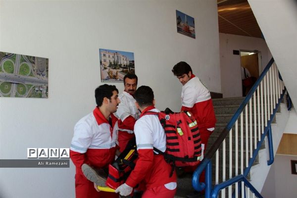 مانور زلزله شهرداری شهرستان قائمشهر