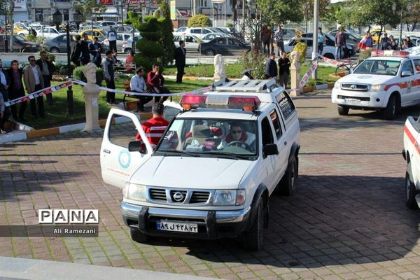 مانور زلزله شهرداری شهرستان قائمشهر