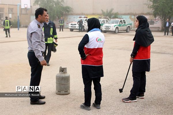 بیستمین مانور سراسری زلزله در اهواز