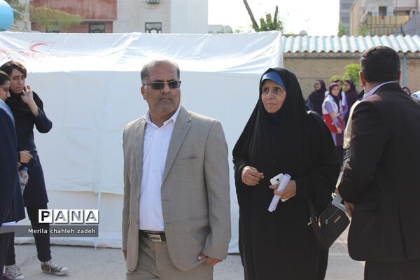بیستمین مانور زلزله و ایمنی  در مدارس استان بوشهر-۲