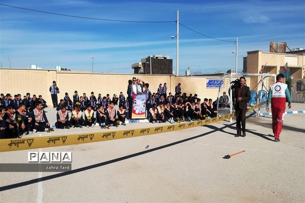 برگزاری بیستمین مانور زلزله و ایمنی در مدارس نی ریز