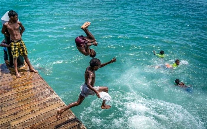 شیرجه زدن در لنگرگاه در عکس روز نشنال جئوگرافیک