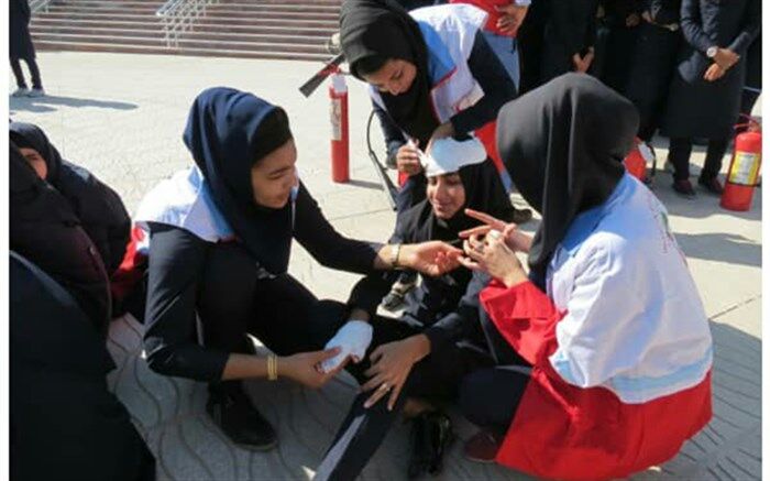 مانور زلزله باهدف تاب آوری مدارس  در هرمزگان برگزار می شود