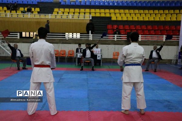 برگزاری مسابقات قهرمانی کاراته در شیراز