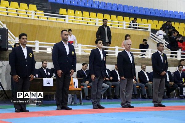 برگزاری مسابقات قهرمانی کاراته در شیراز