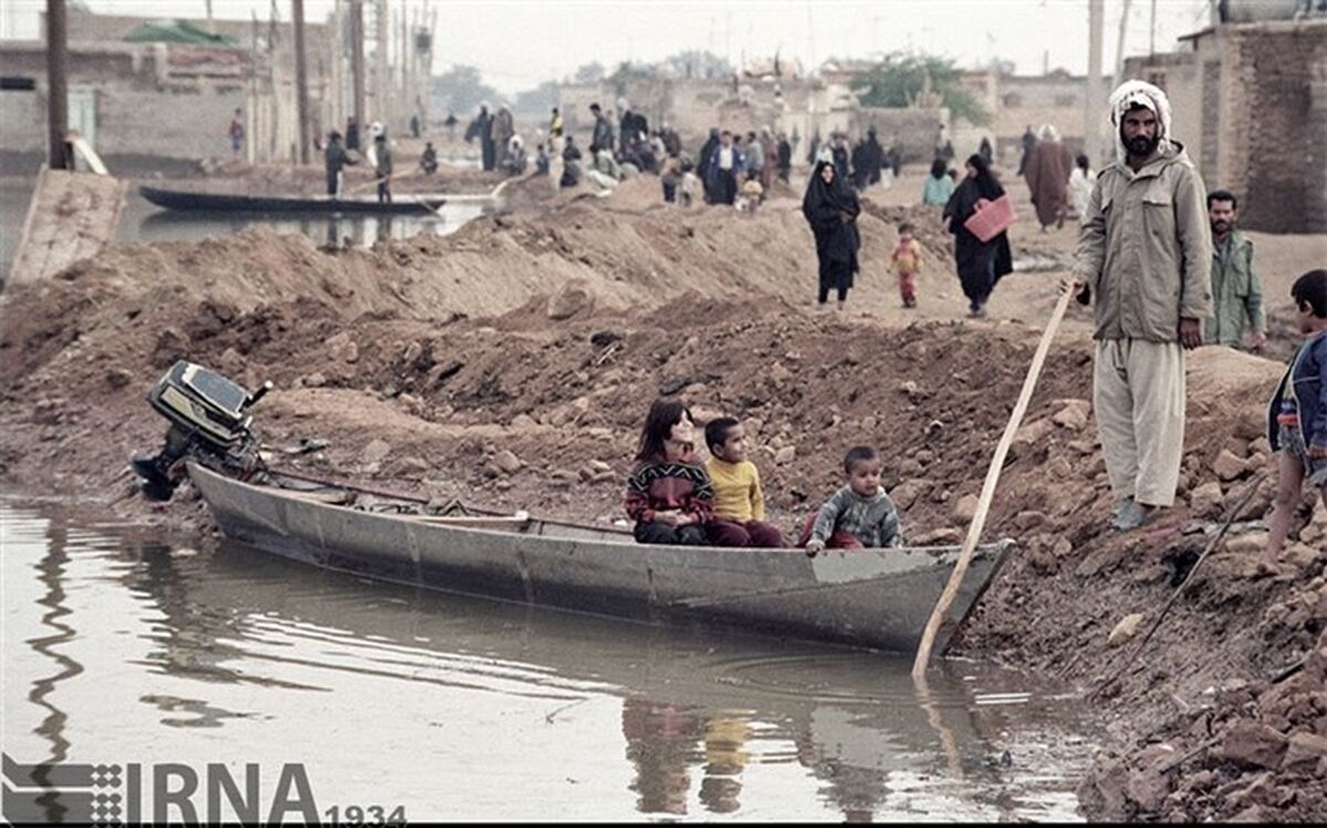 تصاویر/ جاری شدن سیل در استان خوزستان