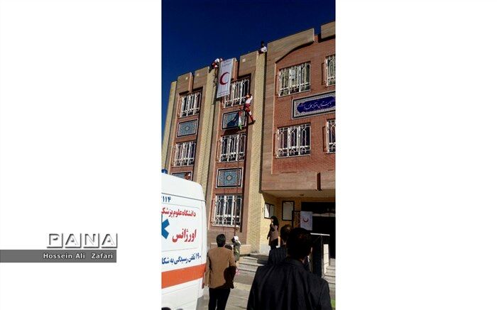 برگزاری مانور زلزله در مدارس شهرستان شیروان