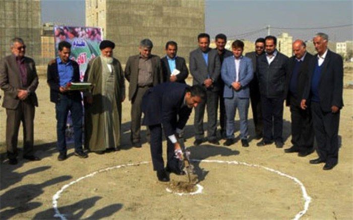 آیین کلنگ زنی مدرسه مشارکتی 6کلاسه سید مهدی موجانی در کهریزک