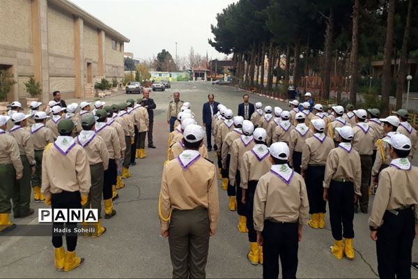 اردوی پیشتازان ویژه شهرستان‌های استان تهران در قطب شهریار -۱