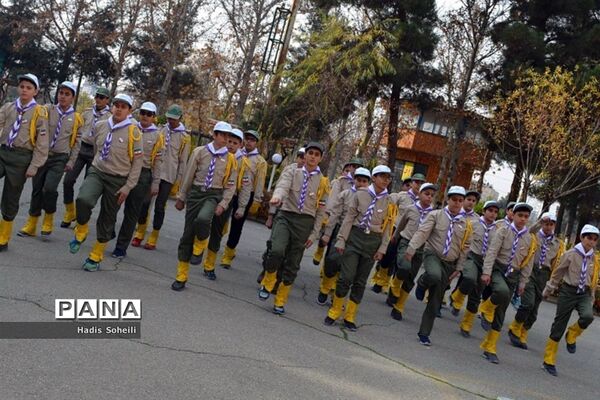 اردوی پیشتازان ویژه شهرستان‌های استان تهران در قطب شهریار -۱
