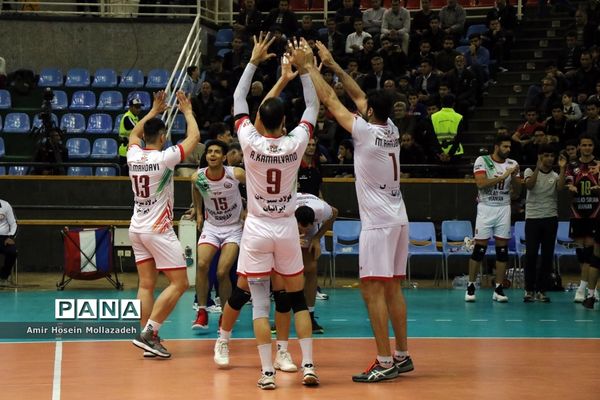 دیدار تیم‌های والیبال شهرداری ارومیه و فولاد سیرجان ایرانیان