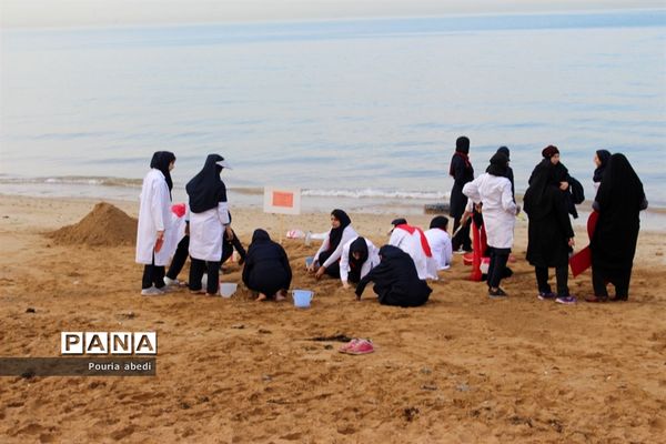 کمپین مبارزه با ایدز در ساحل بوشهر