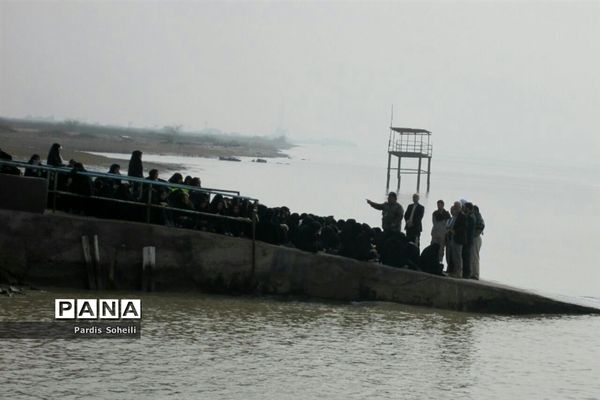 حضور دانش آموزان شهرقدس در مناطق عملیاتی جنوب کشور