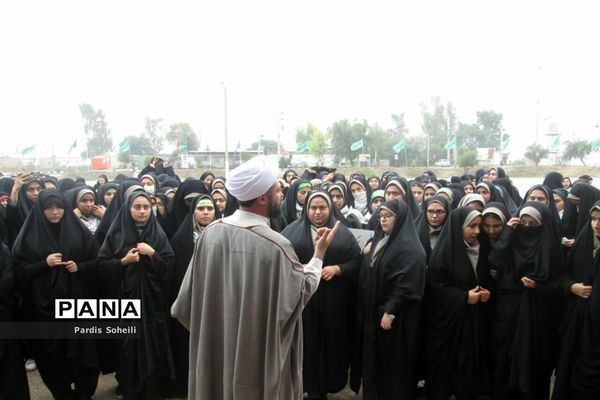 حضور دانش آموزان شهرقدس در مناطق عملیاتی جنوب کشور
