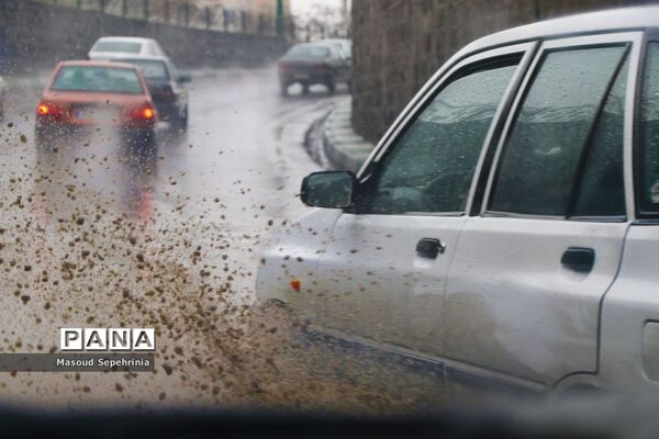 بارش باران در تبریز