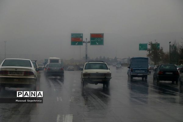 بارش باران در تبریز