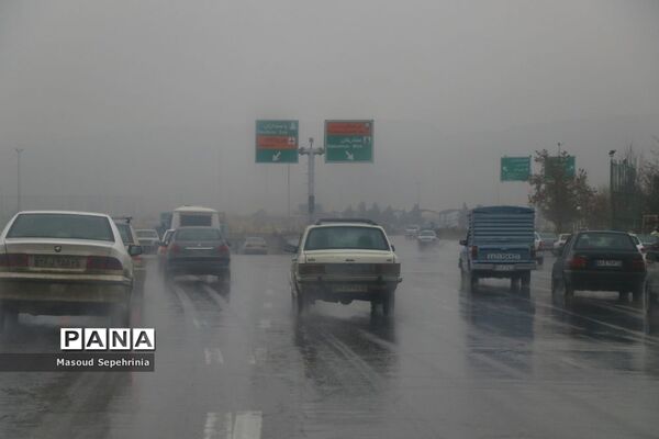 بارش باران در تبریز