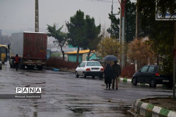 بارش باران در تبریز