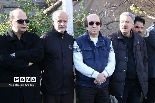 تشییع پیکر ایرج دانایی فرد پیشکسوت فوتبال
