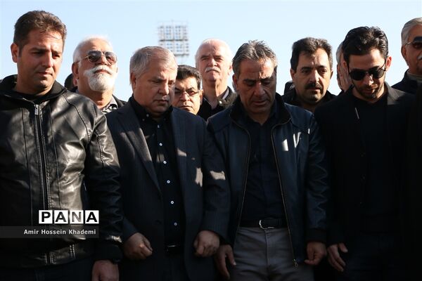 تشییع پیکر ایرج دانایی فرد پیشکسوت فوتبال