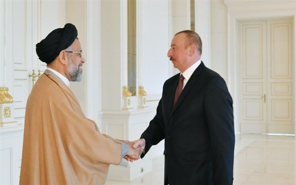 وزیر اطلاعات ایران با رئیس جمهوری آذربایجان دیدار کرد