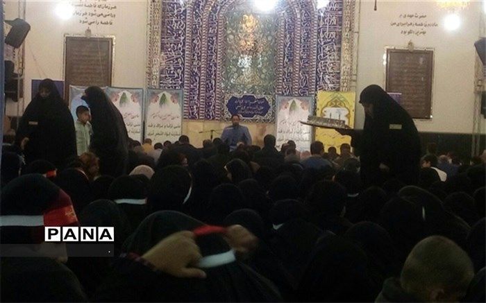 برگزاری دعای ندبه دانش آموزی دبیرستان دکتر شاهی