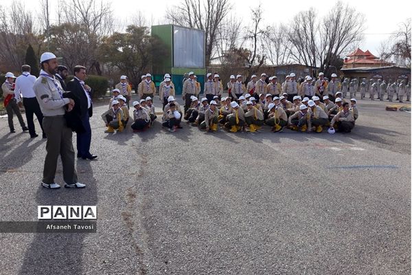 اردوی پیشتازان قطب پنجم سازمان دانش‌آموزی شهرستان‌های استان تهران
