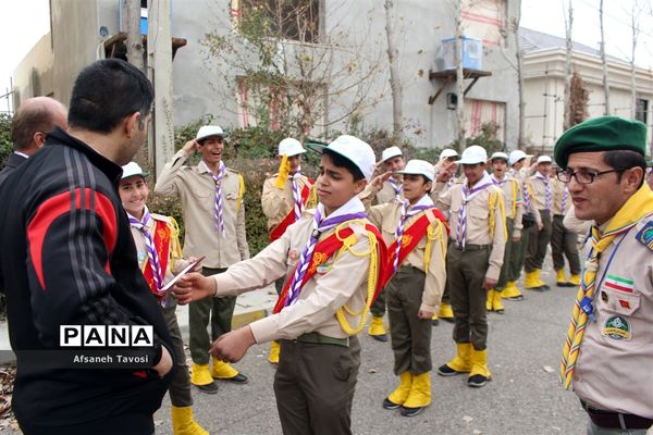 اردوی پیشتازان قطب پنجم سازمان دانش‌آموزی شهرستان‌های استان تهران