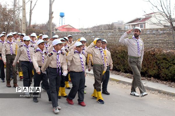 اردوی پیشتازان قطب پنجم سازمان دانش‌آموزی شهرستان‌های استان تهران