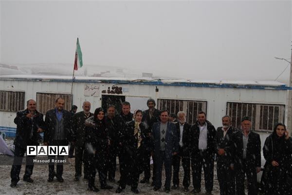 کلنگ زنی مدرسه 3 کلاسه خیر ساز روستای عجمی میانه