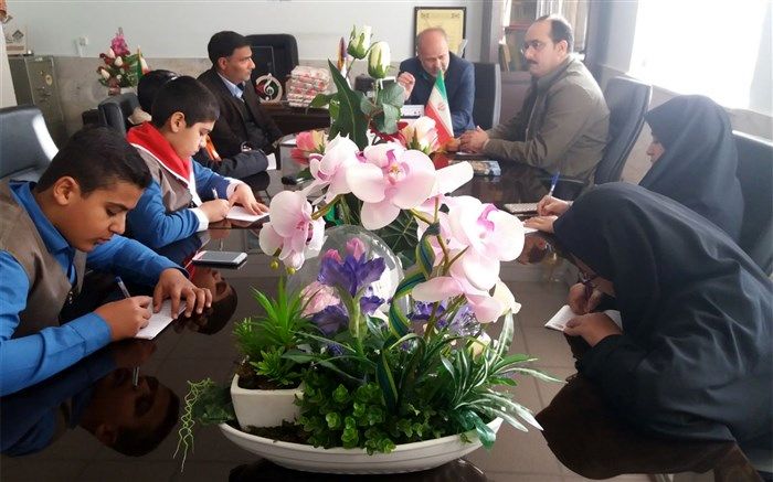 نشست خبری خبرنگاران پانا با معاون پرورشی و تربیت بدنی آموزش و پرورش کاشمر