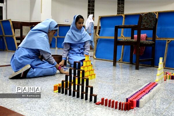 ششمین دوره مسابقات دومینو دانش‌آموزی در قائمشهر
