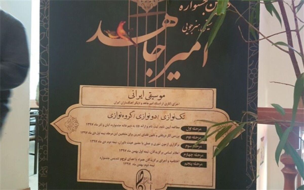 جشنواره موسیقی امیرجاهد ادای دینی به دکتر معین و استاد امیرجاهد است