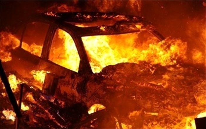 آتش زدن خودروی یک راننده زن در عربستان توسط مخالفان!