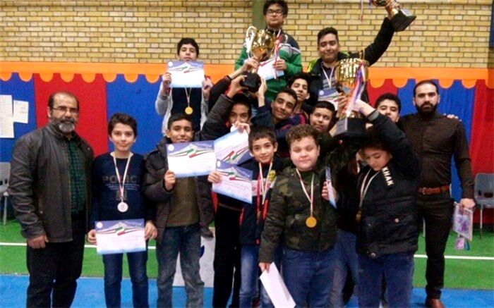 کسب مقام اول مسابقات شطرنج دانش آموزان شهریاردراستان تهران