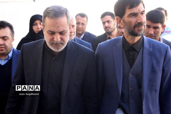 بازدید وزیر آموزش و پرورش از مدرسه حادثه دیده اسوه حسنه زاهدان