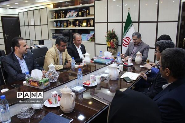 دیدار نایب رئیس  فدراسیون موج سواری آسیا با مدیرکل آموزش و پرورش استان بوشهر