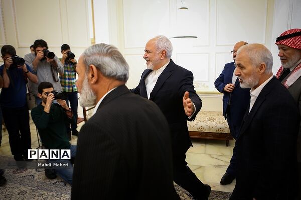 دیدار وزیر امور خارجه ایران با رئیس هیات پارلمانی فلسطین