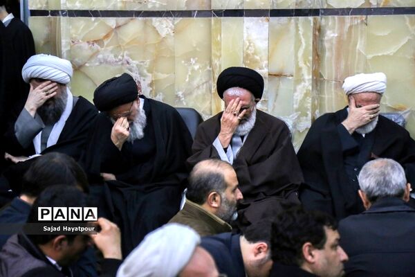 مراسم ختم آیت الله هاشمی شاهرودی در قم