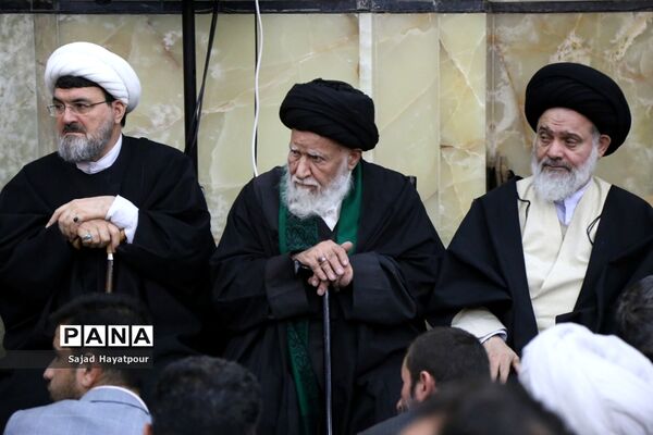 مراسم ختم آیت الله هاشمی شاهرودی در قم