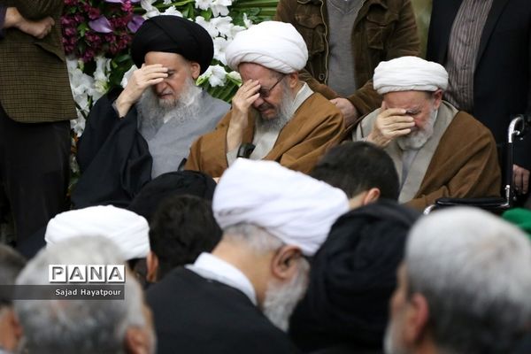 مراسم ختم آیت الله هاشمی شاهرودی در قم
