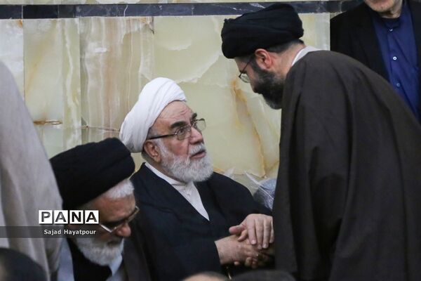 مراسم ختم آیت الله هاشمی شاهرودی در قم